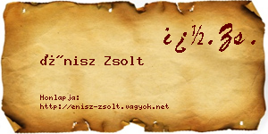 Énisz Zsolt névjegykártya